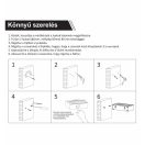 OMU Lighting SOL-LBR-3W-B napelemes, solar LED fali lámpa BRICK 3W, 4000K, fekete
