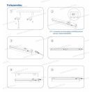 OMU Lighting BV1812CCT LED bútorvilágító 18W 120cm 1800lm villogásmentes állítható színhőmérséklet