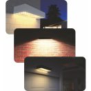 OMU Lighting BRICK SOL-LBR-6W-B solar LED fali lámpa 6W, 4000K, 900lm, fekete