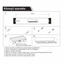 OMU Lighting BRICK SOL-LBR-6W-B solar LED fali lámpa 6W, 4000K, 900lm, fekete