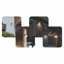 OMU Lighting SOL-LBU-1.5W-B napelemes, szolar LED fali lámpa BUTTERFLY 1,5W 220lm 4000K fekete 350lm