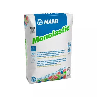   MAPEI Monolastic 20kg Egykomponensű, cementkötésű vízszigetelő habarcs. 1,1kg/m2/mm 167422