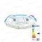 V-TAC SKU-212600 beltéri Led szalag IP20 2835 17W/m 2550lm/m 4000K 24VDC 10mm 5m