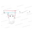 MODUL 101-es egypólusú kapcsoló fehér 16A 250V 1M PW SM10PW-P szakmai csomagolás 10db/doboz