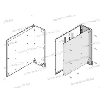 XBS OT DIN PMD79 műanyag szerelőlap DIN 1 szekrényhez