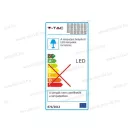 V-TAC SKU-4887 szögletes led panel 24W IP20 3000K 1600lm, tápegységgel