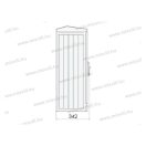 XBS OT DIN0 lábazati szekrény 320 mély, DIN szabványos, ferde tető,+lábazat,+kilincs (595x874x342)