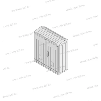   OT 1M DIN1 lábazati szekrény 790x1074x342 mm, magas szekrény +lábazat,+kilincs