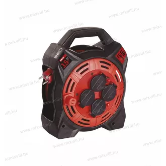   Kültéri kábeldob 15 m 4 aljzat LED világítással gumi-neoprén 230V 1,5 mm2 EMOS P08215