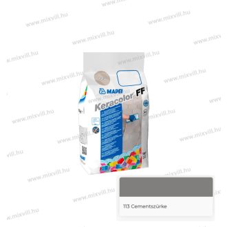  MAPEI Keracolor FF Flex 5kg 113 cementszürke szín cementkötésű fugázóhabarcs 6mm fugaszélesség 5N113