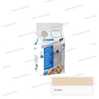   MAPEI Keracolor FF Flex 5kg 132 bézs színű cementkötésű fugázóhabarcs 6mm fugaszélesség 5N13205