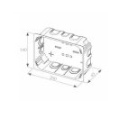 MODUL VM72 süllyesztett doboz 2x7 modul gipszkartonhoz HM72 (31898)