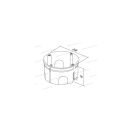 MODUL kerek gipszkarton doboz HW10 78x45mm (15110)