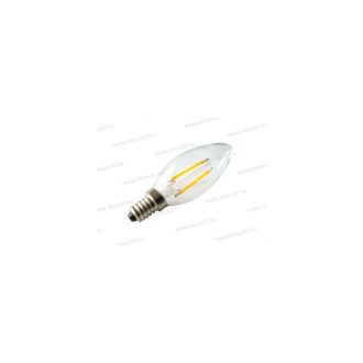   V-TAC SKU-4301 Led izzó E14 gyertya4W COG IP20 2700K meleg fehér 400lm 300° sugárzási szög 240V kifutó