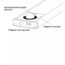 OMU Lighting BLL1530 akkumulátoros bútorvilágító pultvilágító szekrénylámpa mozgásérzékelő 30cm CCT