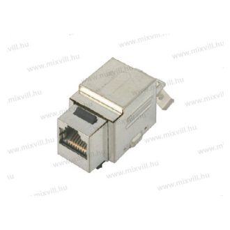   MODUL CAT.5E 100MHz 1Gigabit Keystone árnyékolt fém aljzat KEJ-C5E-S-TL RJ45/s szerszám nélküli KA12