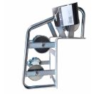 OMU system OSPULLER OSRSS500 három görgős acél 90°-os kábelgörgő sarokra kábelbehúzásra