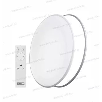   Emos ZM5165 beltéri LED mennyezeti lámpa kerek fehér 36cm dimmerelhető szabályozható 24W távirányító