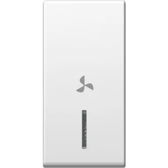   MODUL jelzőfényes billentyű ventilátor 1M fehér TM11PWIN05 (31354)