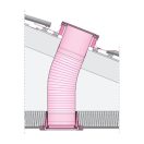 Fakro SFZ 350 80DA27 Fénycsatorna burkolókerettel