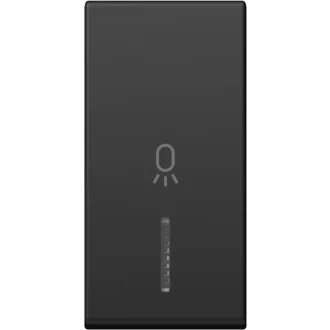   MODUL jelzőfényes billentyű lámpa 1M fekete TM11SBIN02 (31324)
