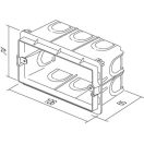 Modul PM3 süllyesztett doboz mély 65mm DM31(15469)