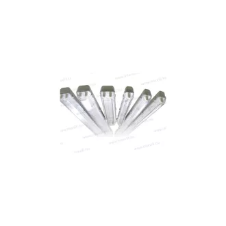   REX IP65EN T8 2x120cm Üres ÚJ por- és páramentes lámpatest LED csövekhez 4DB/ ("A" energiaosztály)