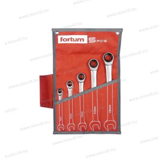   FORTUM racsnis csillag-villáskulcs készlet 5db 8-19mm 4720102