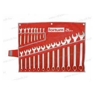  Csillag-villás kulcs készlet 21db-os Fortum 6-32mm vászon tok 61CrV5 4730200