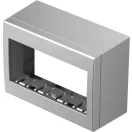 MODUL CUBO falon kívüli doboz IP20 4M ES ezüst AC40ES (31614) hátfal nélkül