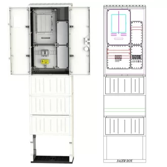  PVT-K-L-Fm-53 CSP21.ES051 Egy felhasználói helyes M63.80A mérés földkábeles szabadon álló kivitelben