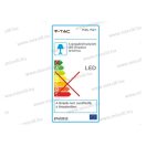 V-TAC SKU-7526 Fali lámpa 9W 3000K meleg fehér 220-240V 990lm, V-TAC