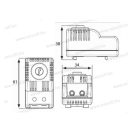 M-Therm TF termosztát fűtőtest vezérlésére 0-60°C 10(2)A