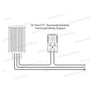M-Therm TF termosztát fűtőtest vezérlésére 0-60°C 10(2)A