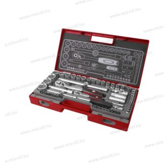   Fortum 4700011 Dugókulcs klt. 1/2", 1/4" 60DB 61CrV5 mattkróm FORTUM