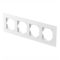 LOGIQ négyes keret flat fehér () OF40PW