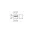 ELO-16 IP65 16 modulos csapfedeles elosztó UV stabil, 1000V DC 330x330x130mm