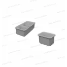 Keter ROC PRO GEAR 2.0 fél rendszerező fekete/szürke 4,3l 564x350x310mm 256983