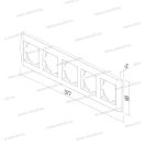 LOGIQ fehér ötös keret 26559 OQ50PW