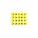 L1 - öntapadó matrica 20x20mm 20db/ív ERV087001
