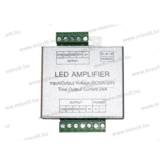   V-TAC SKU-3327 Led erősítő RGB+W 5050 szalaghoz 12V DC 24A 288W V-TAC
