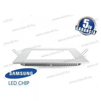   V-TAC SKU-704 Led panel szögletes 6W IP20 4000K 420lm 120° vil.szög 120mm Samsung chip 5év gar.