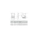 REX FHL-02 Rx7S ipari reflektor IP65, Max:150W, szereletlen