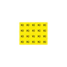 KI - öntapadó matrica 20x20mm 20db/ív ERV135001