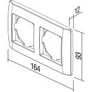 LOGIQ titánium kettes keret 26613 OQ20TI