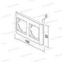 LOGIQ antracit kettes keret 26614 OQ20AT