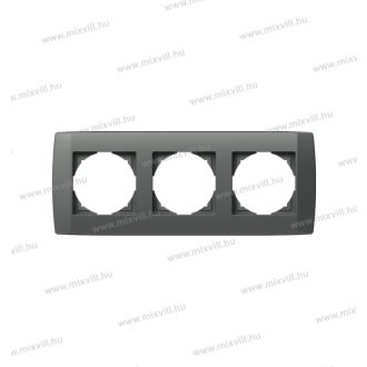 LOGIQ antracit hármas keret OQ30AT 26620