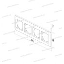 LOGIQ fehér négyes keret 26558 OQ40PW