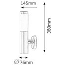 Rábalux 8262 Inox torch kült fali egyenesE27 60W IP44 ("A++"-"E" energiaosztály)