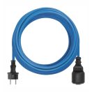 Hosszabbító 10m +60-tól -35°C-ig IP44 kültéri hőálló UV álló 3x1,5mm2 2 év garancia Emos P01510W